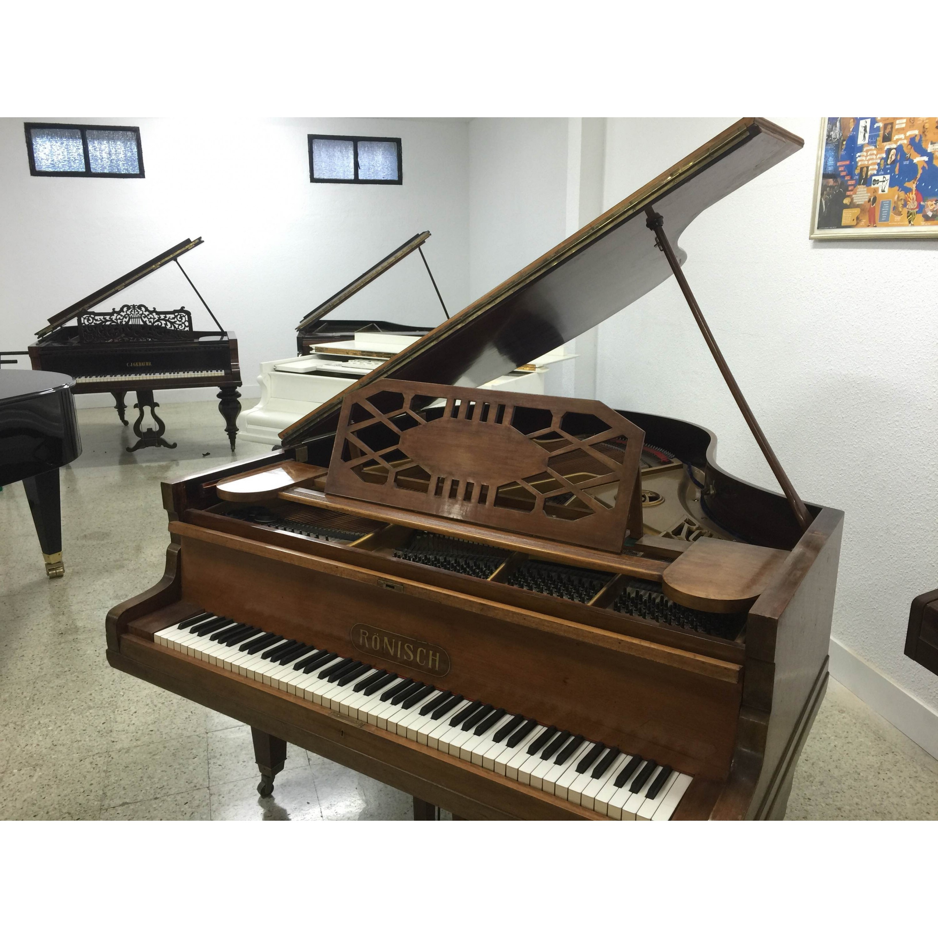 PIANO COLA RONISH NOGAL