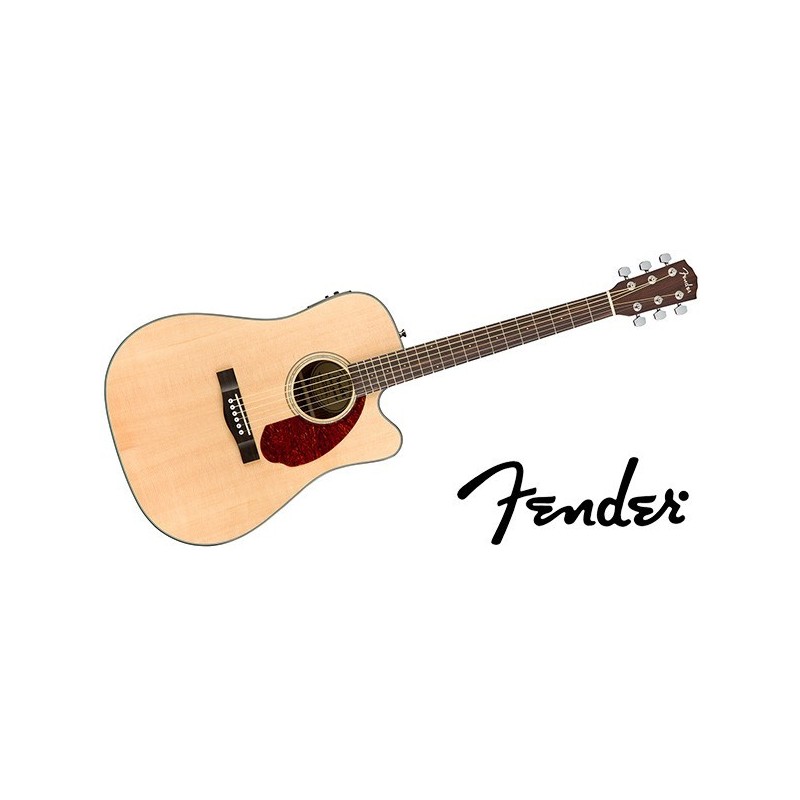 GUITARRA ACUSTICA FENDER CD140SCE NAT WC