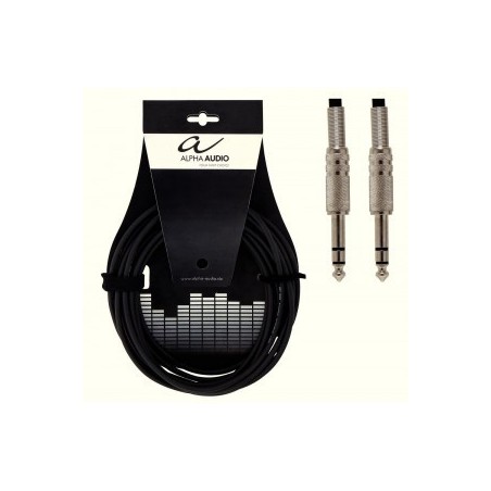 CABLE ALPHA AUDIO BASIC LINE J J STEREO 6M 190030