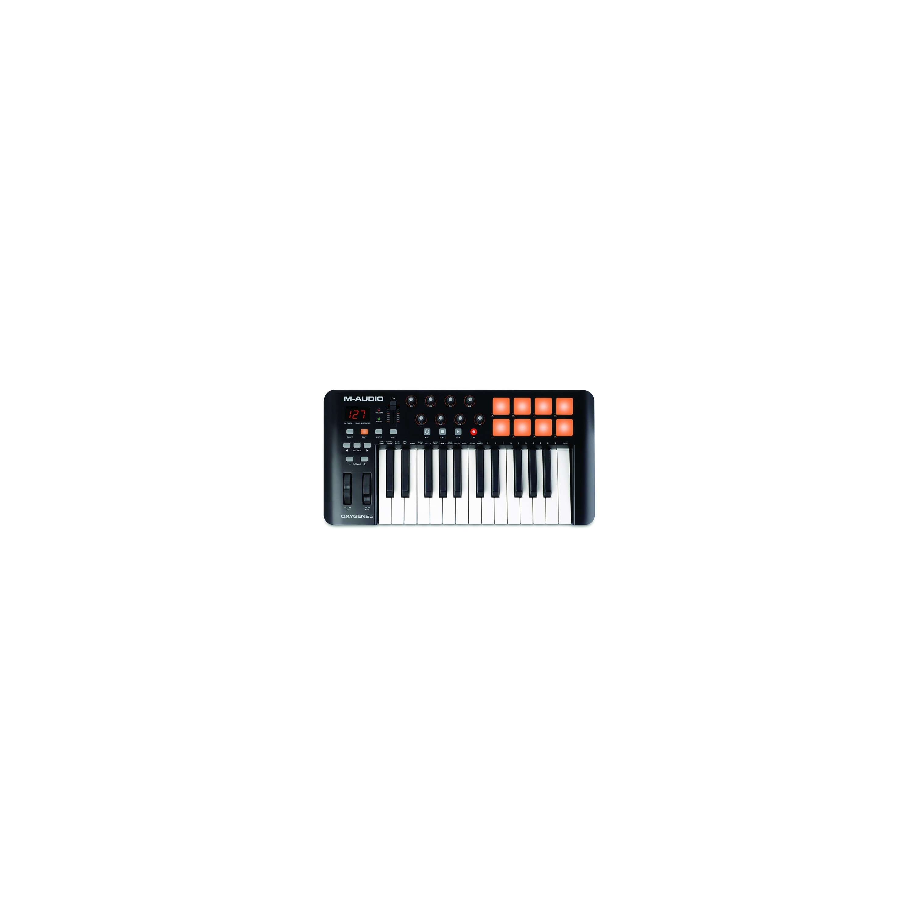 TECLADO CONTROLADOR MIDI USB M-AUDIO OXYGEN 25 IV