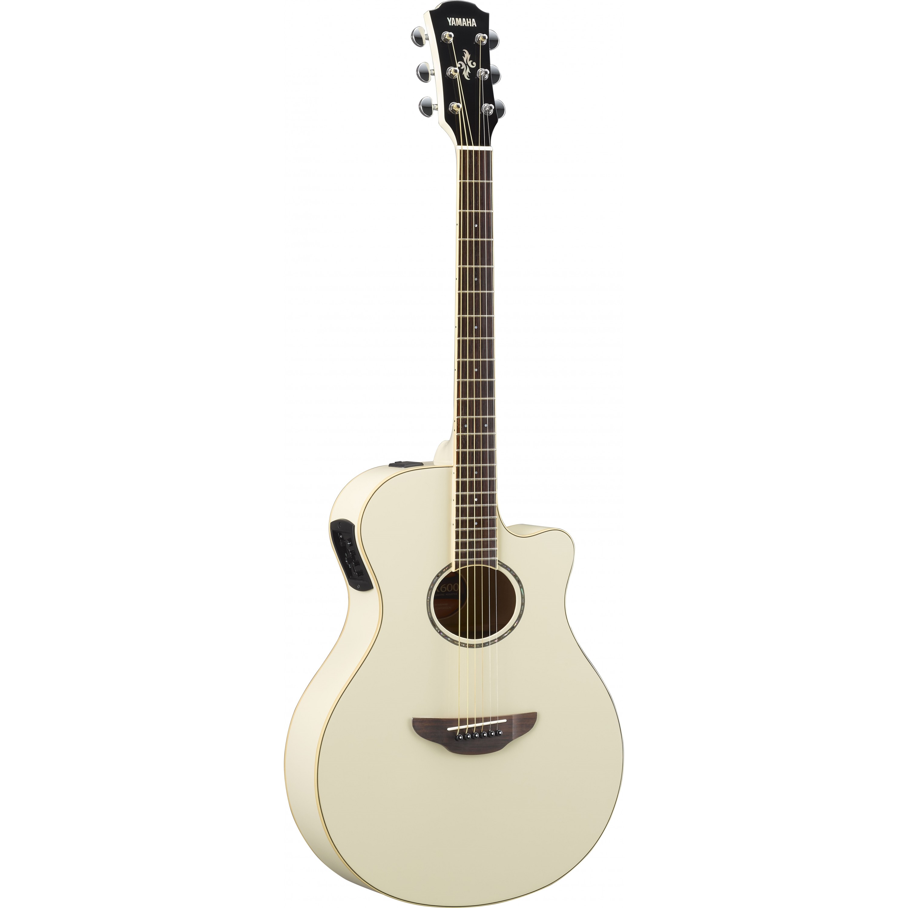 GUITARRA ACUSTICA YAMAHA APX600 VINTAGE WHITE