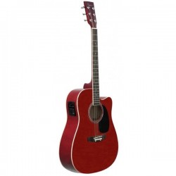 Daytona A411CE Guitarra Acústica electrificada Roja