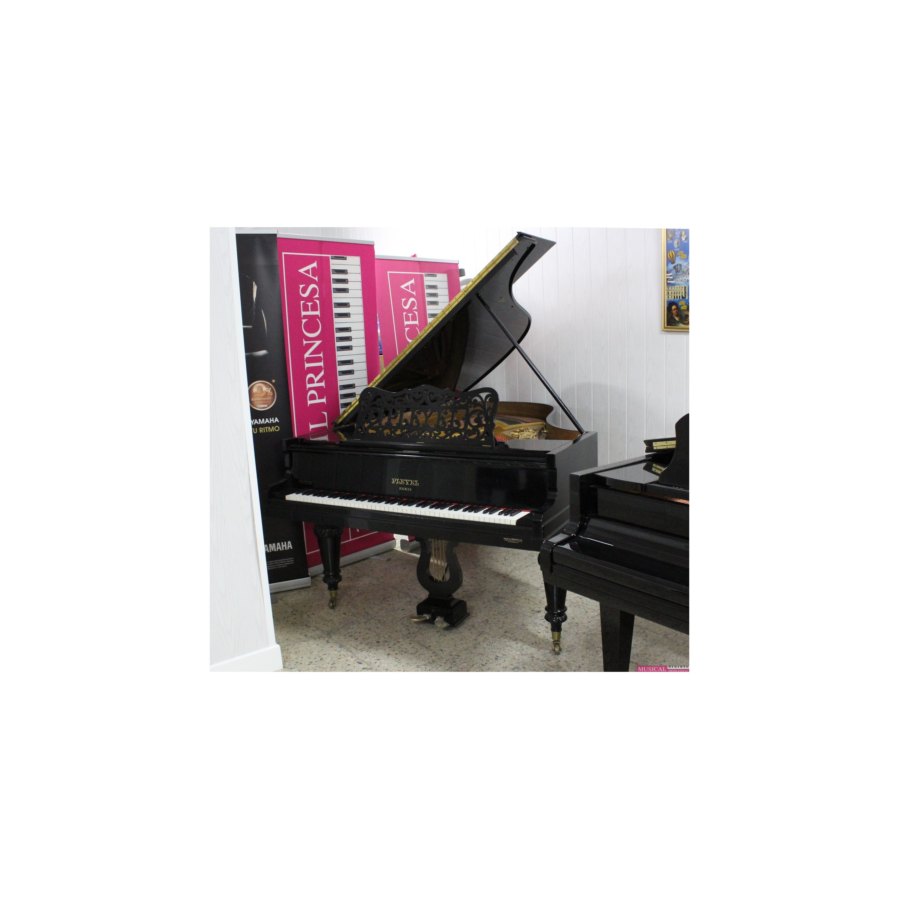 PIANO COLA PLEYEL STILO NEGRO RUBINSTEIN