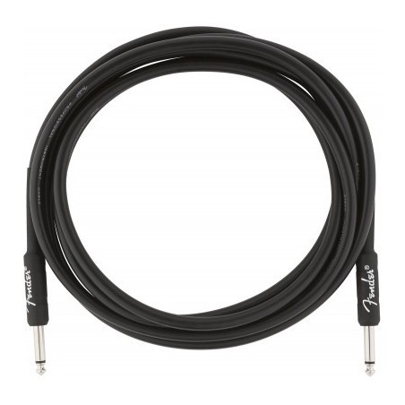 CABLE FENDER PROFESIONAL 25FT 7.5 M JACK JACK NEGRO