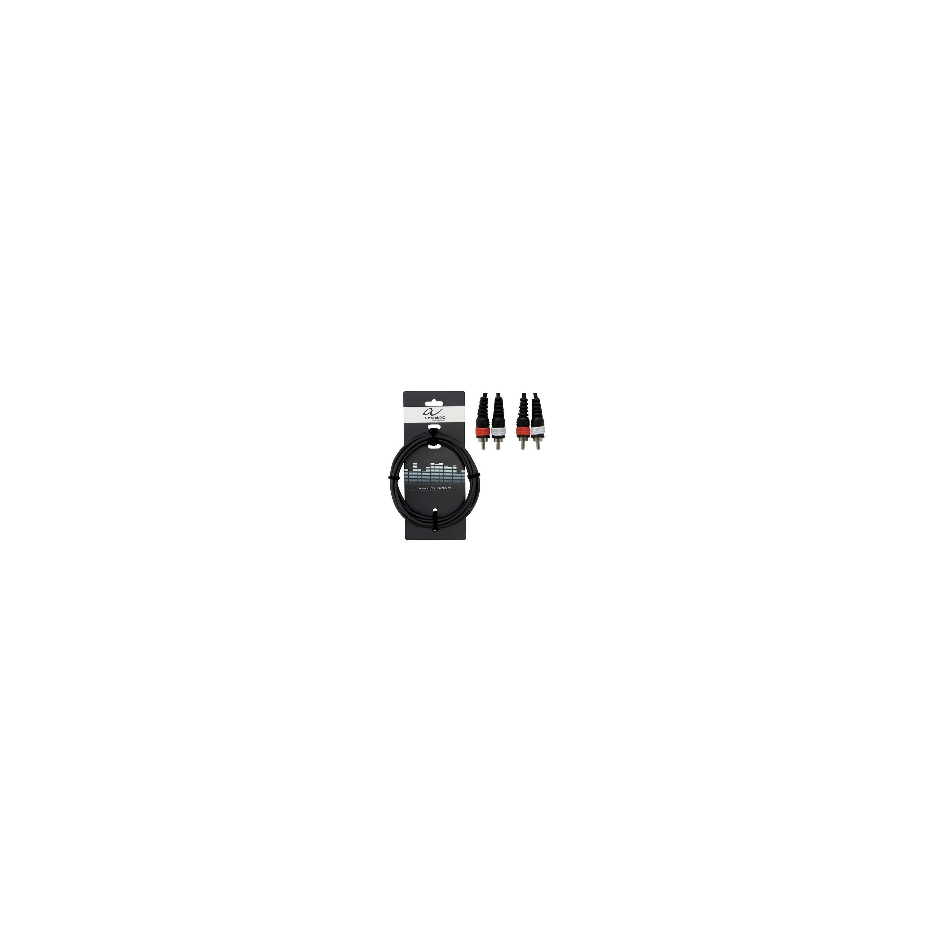 CABLE ALPHA AUDIO BASIC LINE 2RCA 2RCA 3M