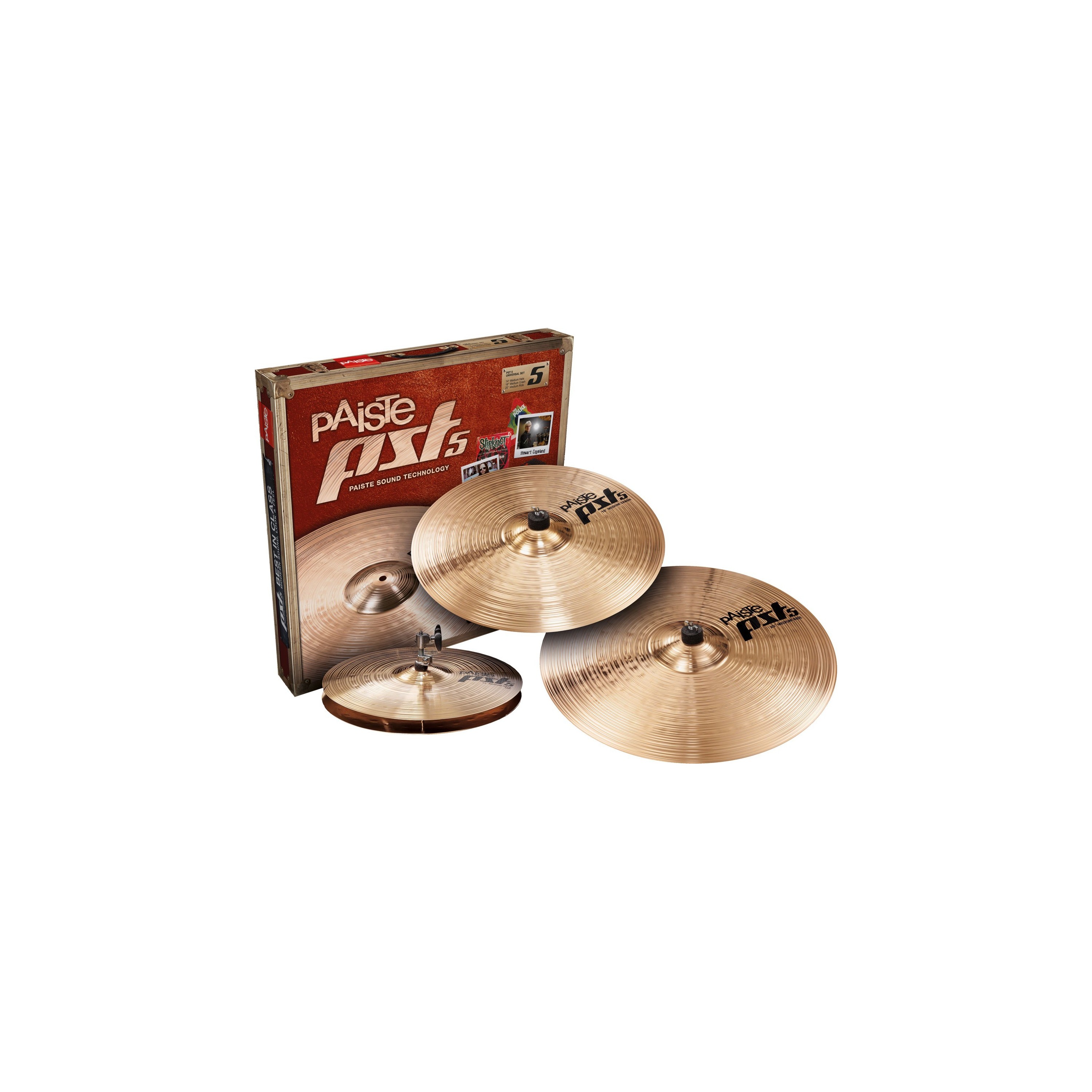 SET DE PLATOS PARA BATERÍA PAISTE PST5
