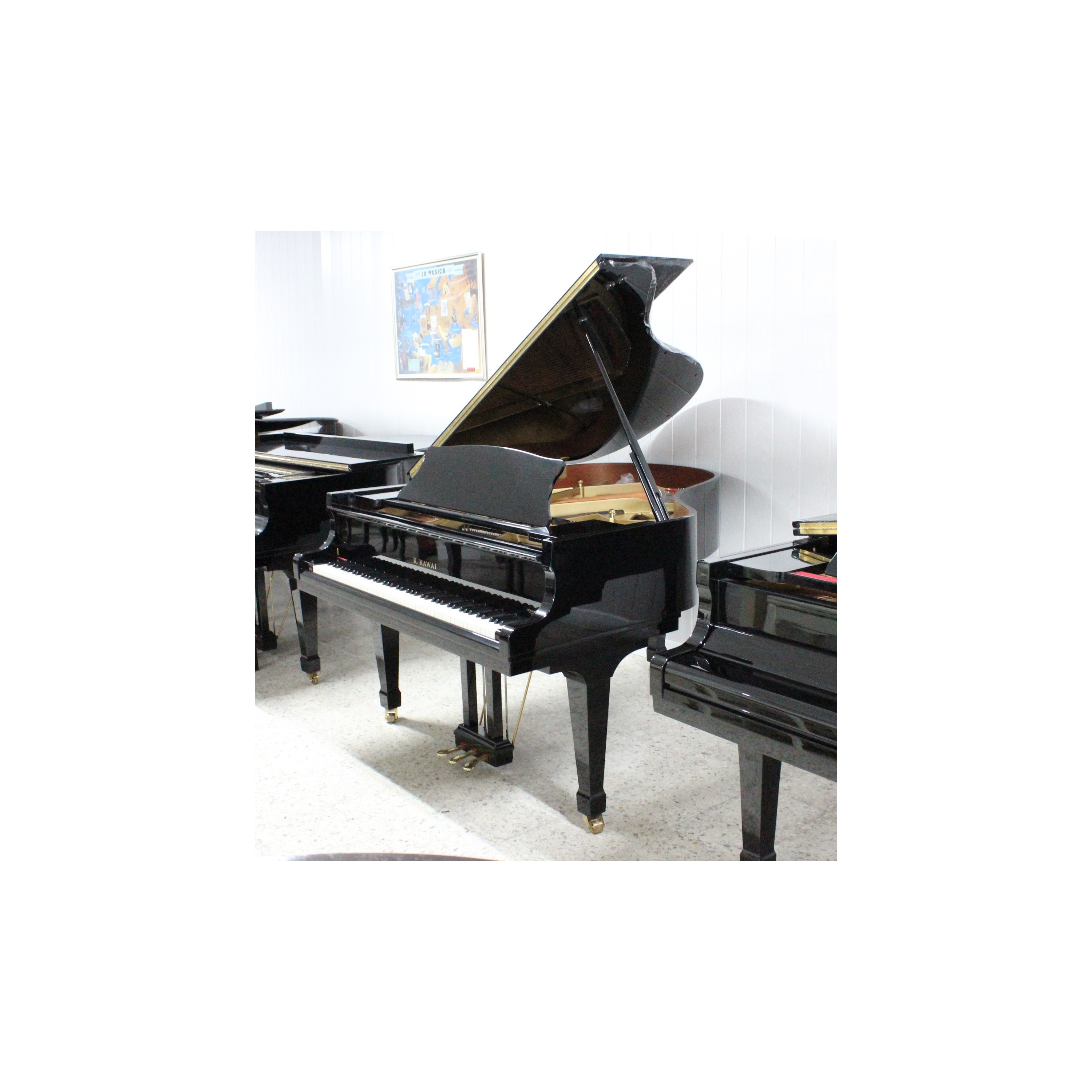 PIANO COLA KAWAI RX2 NEGRO USADO
