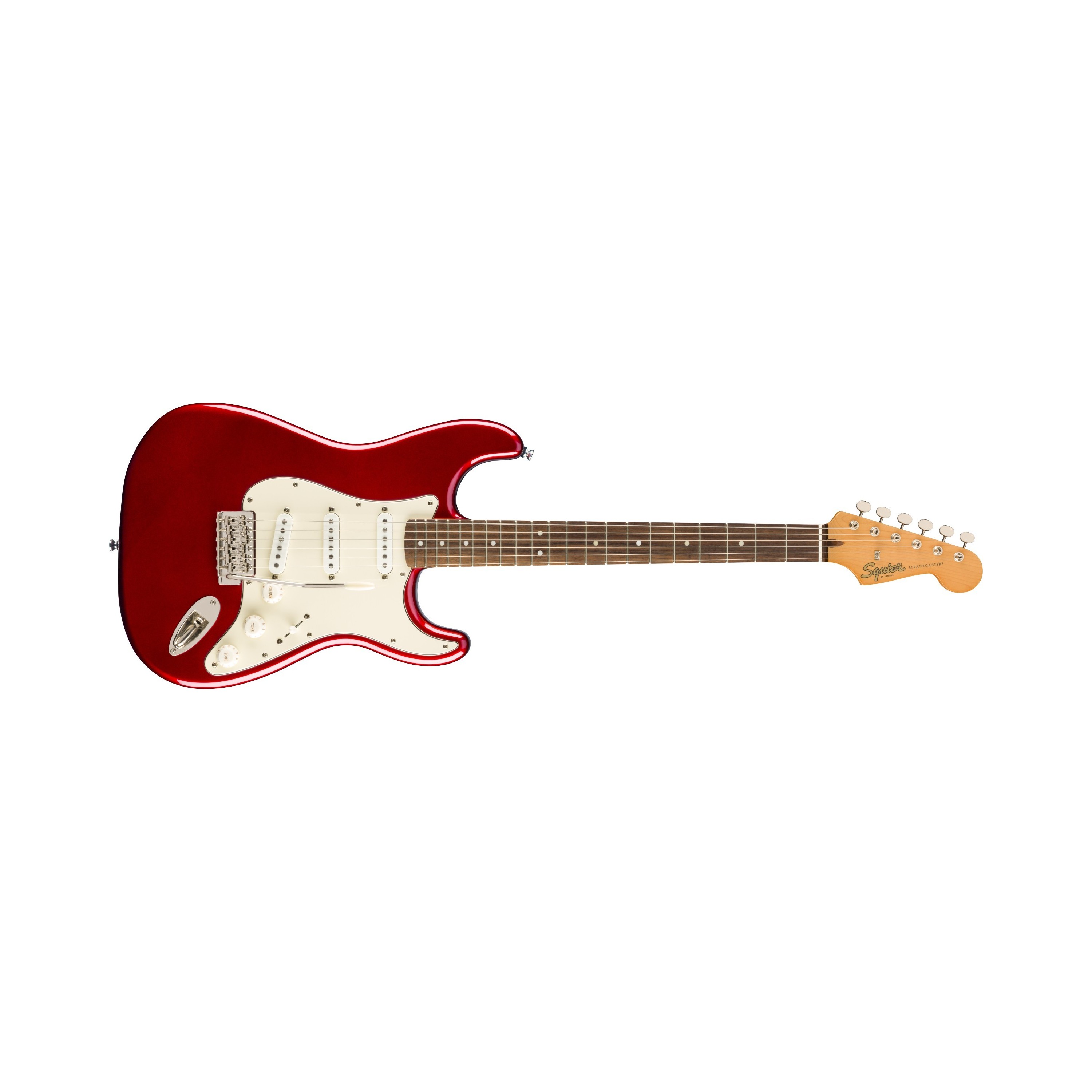 GUITRRA ELECTRICA ROJA SQ CV 60s STRAT LRL CAR