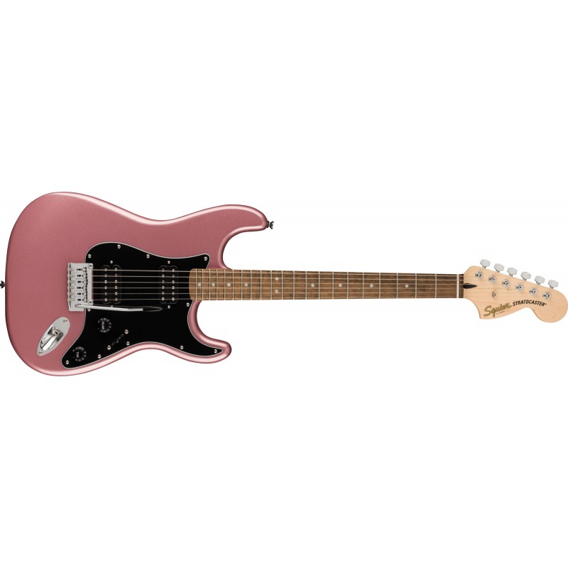 GUITARRA ELECTRICA STRAT SQUIER ROSA BGM