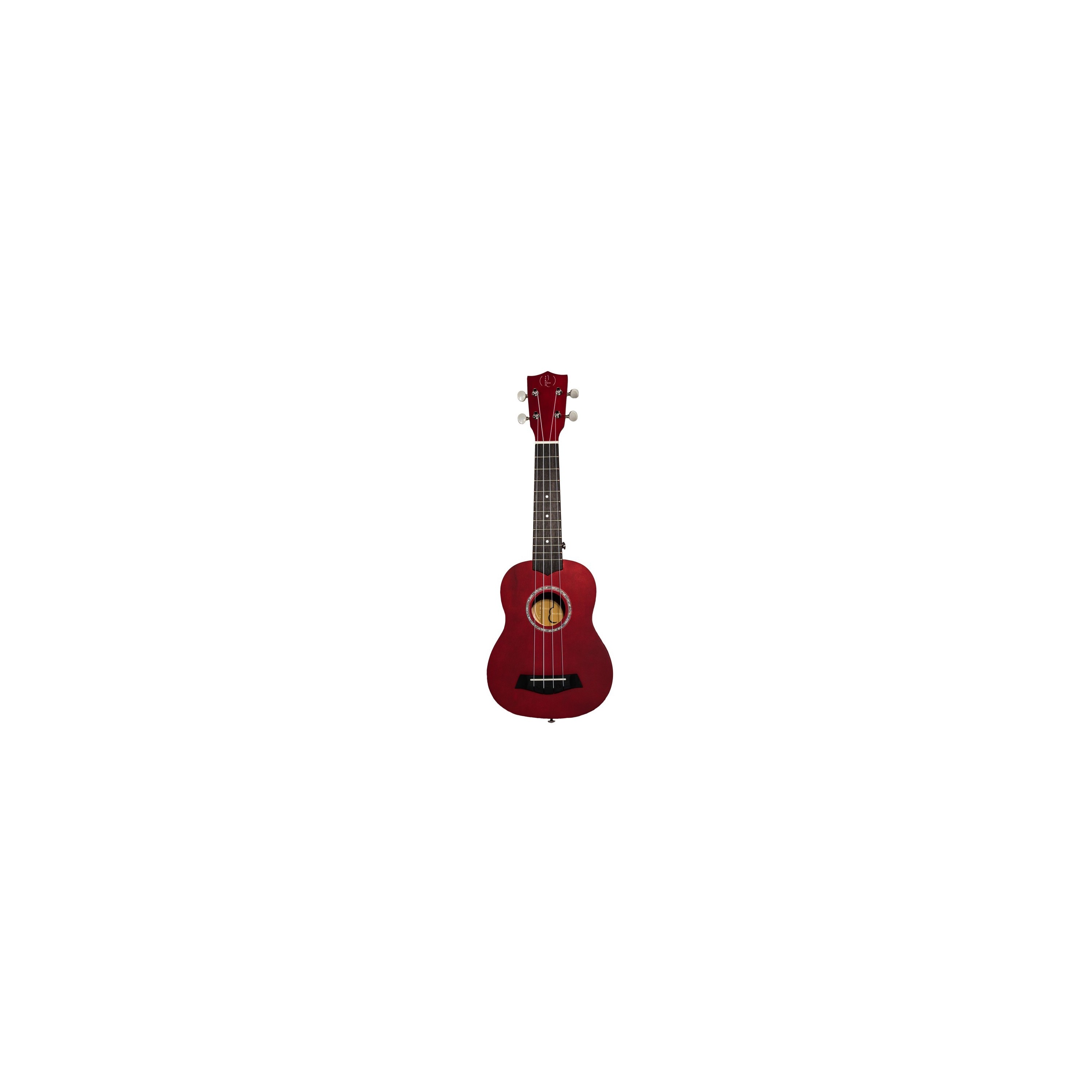 UKELELE SOPRANO BONES ROJO SATINADO