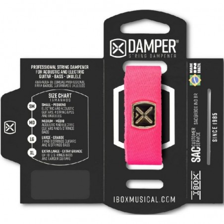 Amortiguador De Cuerdas Ibox Damper Large Rosa