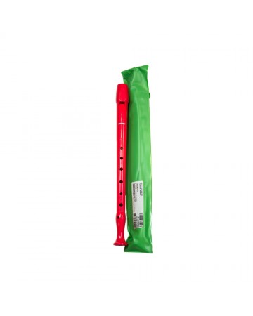Flauta Hohner 95084-RD Plástico Digitación Alemana 1 Pieza Roja