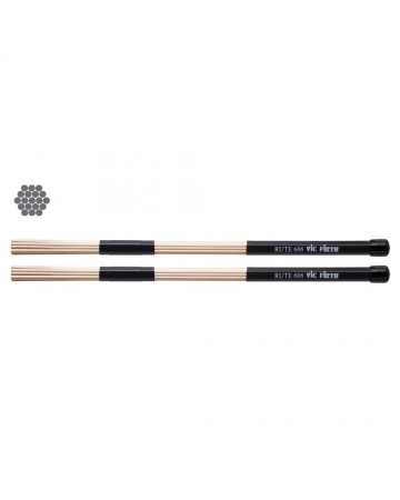 BAQUETAS RUTE 606 VIC FIRTH ESCOBILLA