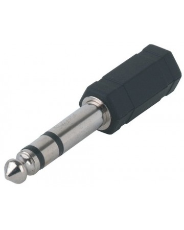 GEWA CONECTOR ADAPTADOR 3,5 mm Jack estéreo - 6,3 mm jack estéreo 191604