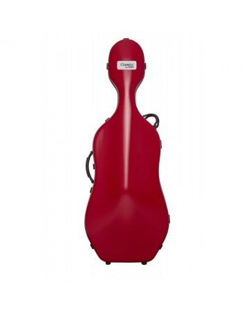 Estuche cello Bam 1001SW Classic con ruedas 4/4 Rojo