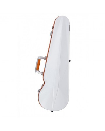 Estuche violín Bam SUP2002XL Ice Suprême Hightech forma 4/4 Blanco/Naranja