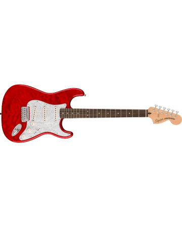 GUITARRA ELÉCTRICA AFFINITY STRATOCASTER QMT Crimson Red Transparent