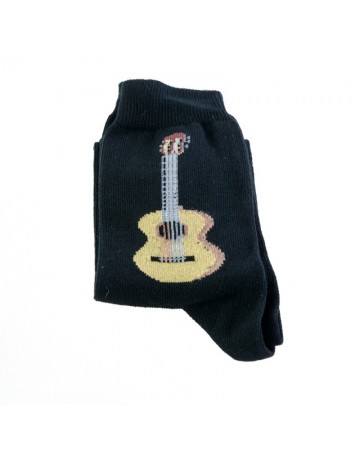 Calcetines negros guitarra...