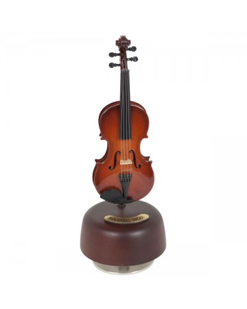Caja De Musica Mini Violin 20 Cms