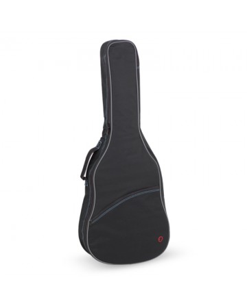 FUNDA GUITARRA ACÚSTICA 10MM REF. 33 MOCHILA SIN LOGO 208-NEGRO V.GRIS