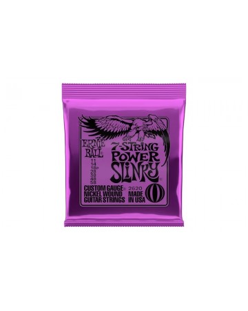 ERNIE BALL SLINKY 7ST. POWER 11-58 JUEGO CUERDAS ELECTRICA