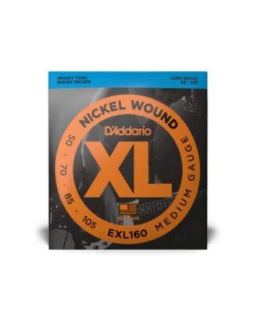 D´ADDARIO EXL160 050 105 JUEGO BAJO ELECTRICO