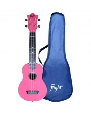 FLIGHT TUS-35PK TRAVEL UKELELE SOPRANO ROSA