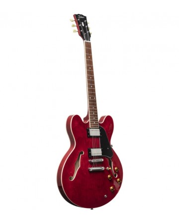 TOKAI ES78 SR SEMICAJA 335 GUITARRA ELÉCTRICA SEE-THROUGH RED