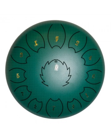 STEEL TONGUE DRUM F-ZONE STD618N VERDE