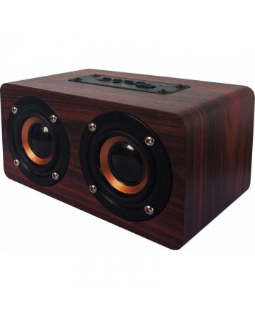 OQAN QBT-100 ALTAVOZ CON BATERÍA RECARGABLE MADERA