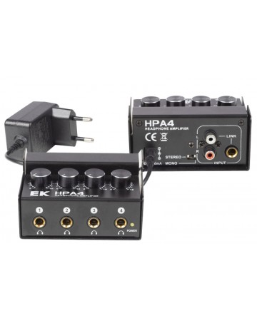 EK HPA4 AMPLIFICADOR  DE AURICULARES DE 4 CANALES