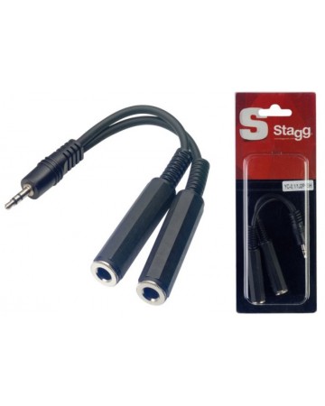 STAGG 1 JACK M STEREO/2 MINI JACK H (0,1M)