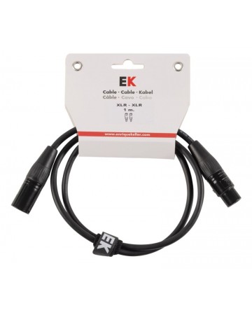 CABLE EK AUDIO NEUTRIK PARA MICRÓFONO XLR/XLR 1 M