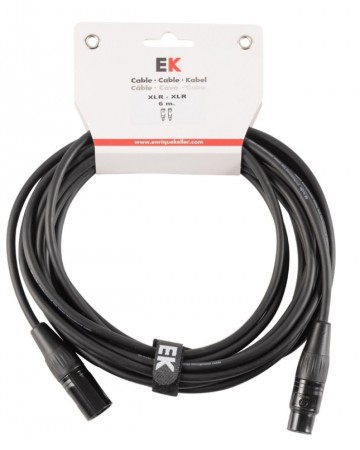 CABLE EK AUDIO NEUTRIK PARA MICRÓFONO XLR/XLR 6 M