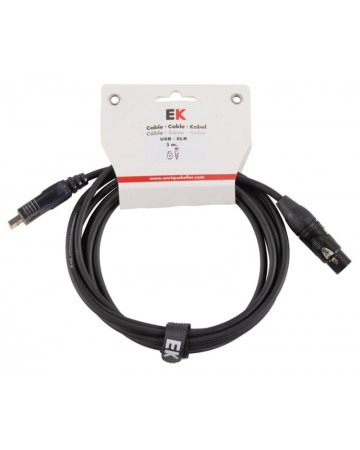 EK CABLE AUDIO USB/XLR 3 M