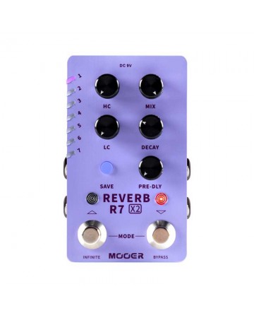 MOOER PEDAL R7 X2 REVERB