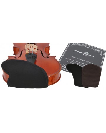GEWA KINNHALTER VAAGUN CUBIERTA PARA BARBADA MICOFASER BRAUN ECKIG VIOLINE