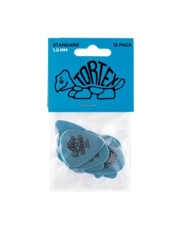 Bolsa 12 Púas Dunlop 418P-100 Tortex Standard 1.00mm Pickers