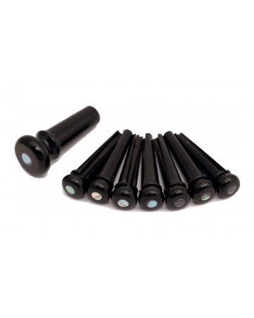 MARTIN & CO SET PIVOTES PUENTE - NEGRO / PUNTO PERLA