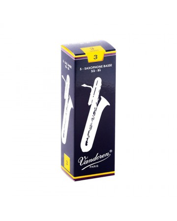 VANDOREN TRADICIONAL 3 AZUL CAJA 5 CAÑAS SAXO BARÍTONO