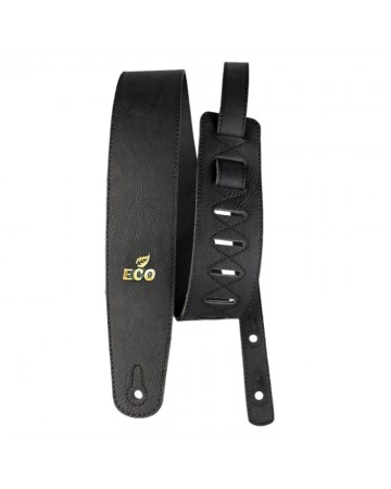 SERIE ECO VEGANA CORREA NEGRA PARA GUITARRA Y PARA BAJO