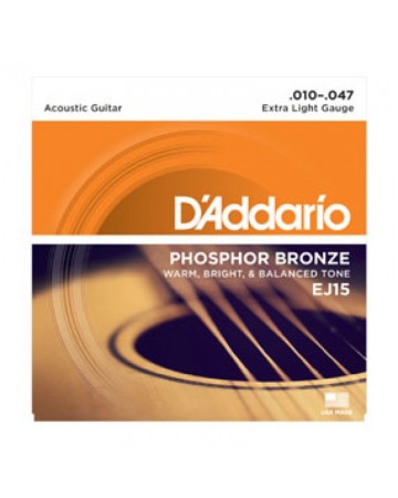 D'Addario EJ-15 010-047...