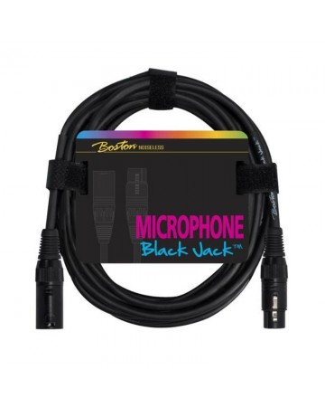 BOSTON CABLE PARA MICRÓFONO XLR-XLR NEGRO 10M
