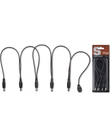 Stagg SPS-DC-5M1F Cable Alimentacion Pedales 5 unidades