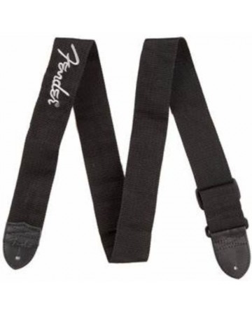 Fender Poly Negra Logo Gris...