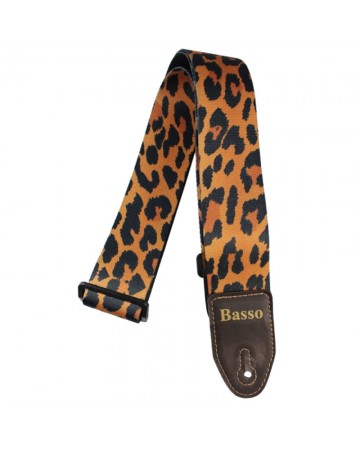 CORREA BASSO PARA GUITARRA Y BAJO SERIE SALVAJE JAGUAR