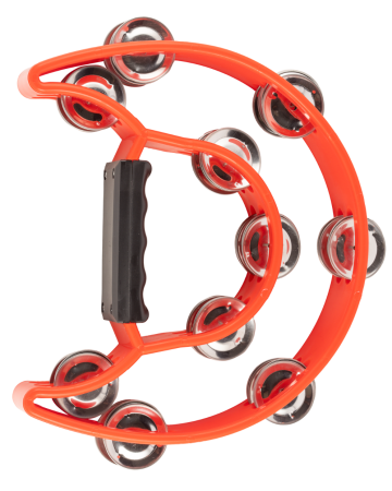 PANDERETA RITMO TW20RD MEDIA LUNA ROJA