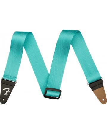 Fender American Professional Seat Belt Strap, Miami Blue 2"