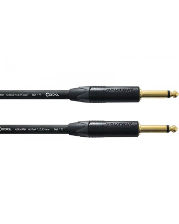 CORDIAL Cable de guitarra jack recto 6m