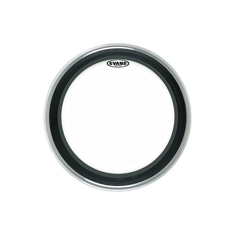 PARCHE BOMBO 18" EVANS EMAD MUFFLE TRANSPARENTE BATIDOR